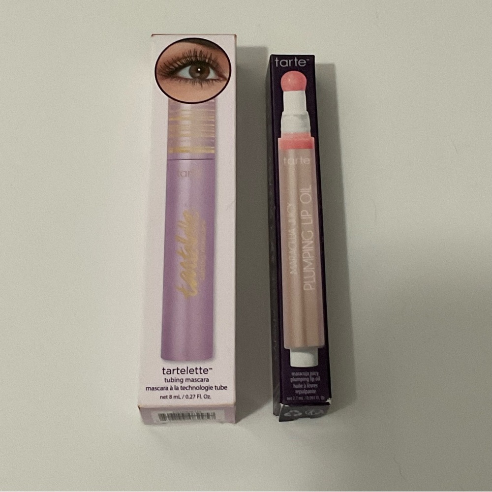 Tarte mascara and lip oil bundle